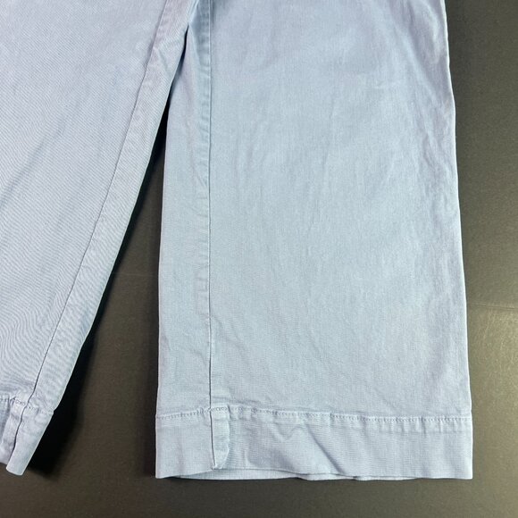 Marine Layer Pants Women's 33x27* Bridget High Rise Wide Leg Crop Blue Tag 14 - Picture 5 of 16